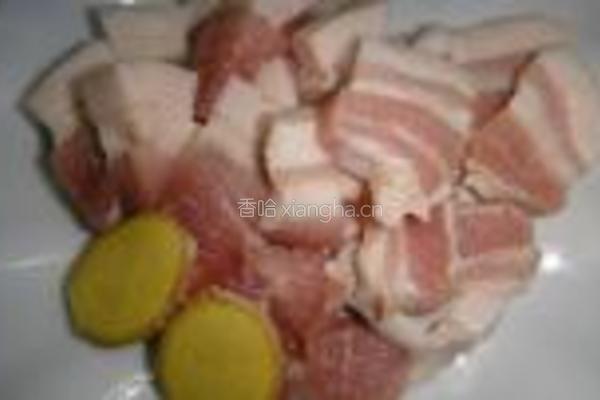 干蕨菜焖肉的做法图解2