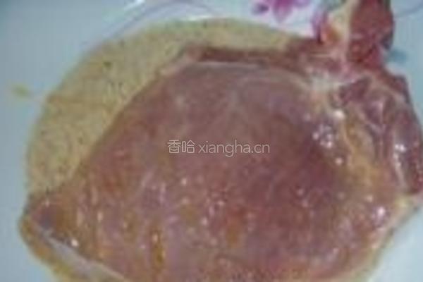 酱香椒盐猪排面的做法图解5