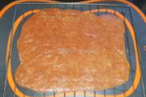 蜜汁黑胡椒猪肉脯的做法图解6