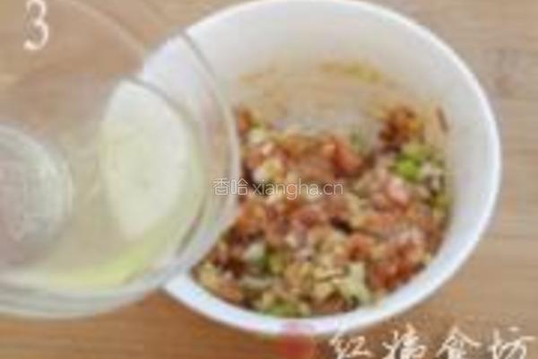 香煎茄盒的做法图解3