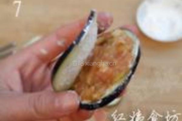 香煎茄盒的做法图解7
