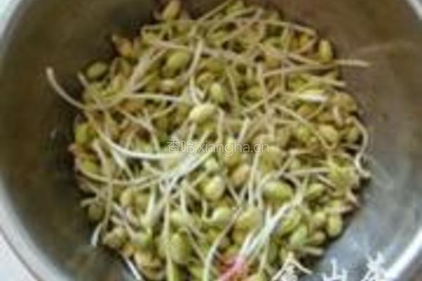 黄豆芽拌粉丝的做法图解1