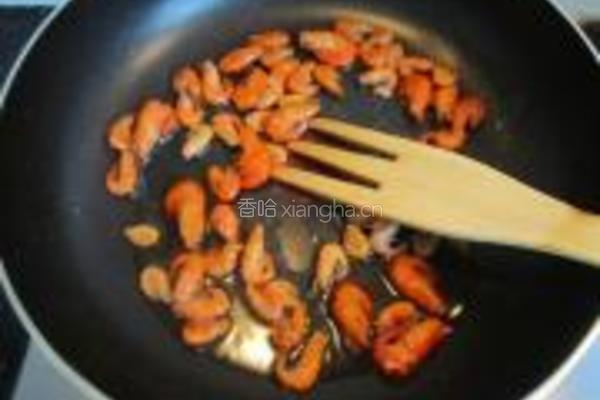 菜椒炒虾米的做法图解3