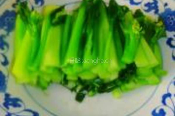 白灼芥蓝的做法图解6