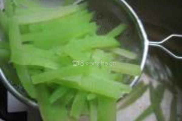 凉拌翠衣的做法图解4