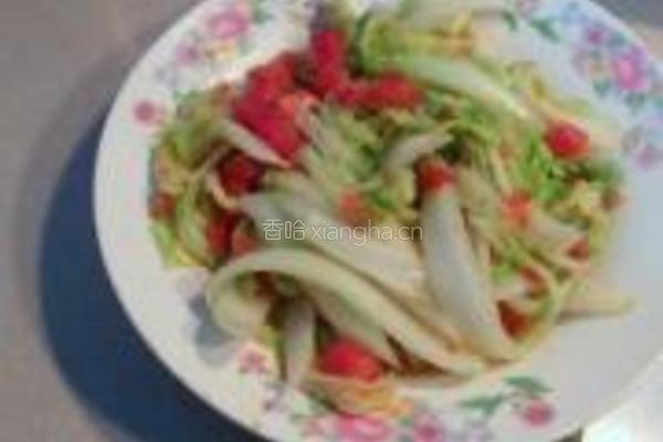 茄汁娃娃菜的做法图解8