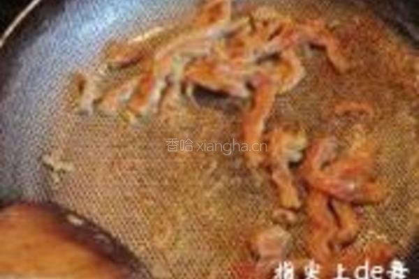 韭菜花炒干丝的做法图解5