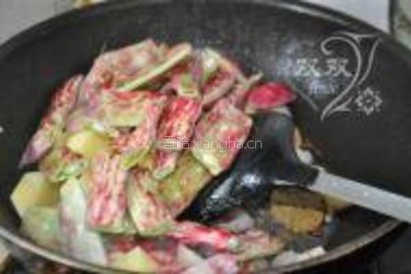 土豆炖油豆角的做法图解5