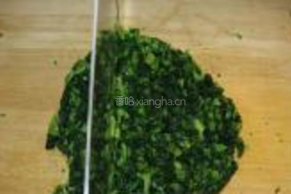 小白菜猪肉水饺的做法图解1