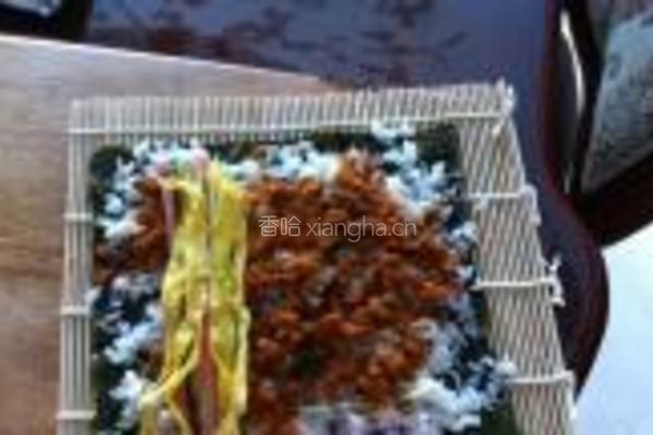 肉松寿司的做法图解12