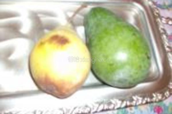 糖水牛油果的做法图解1