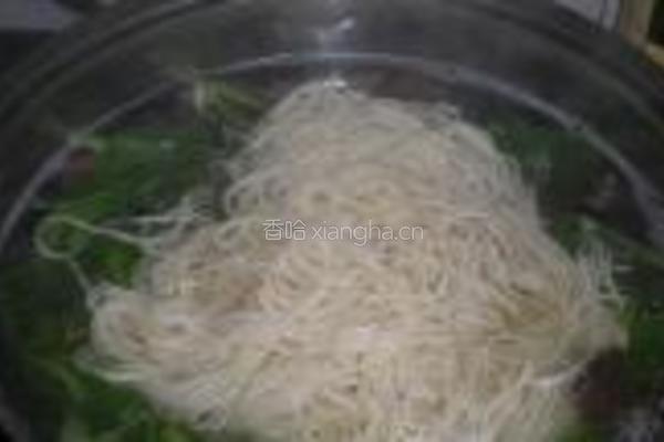 青菜牛肉面的做法图解11