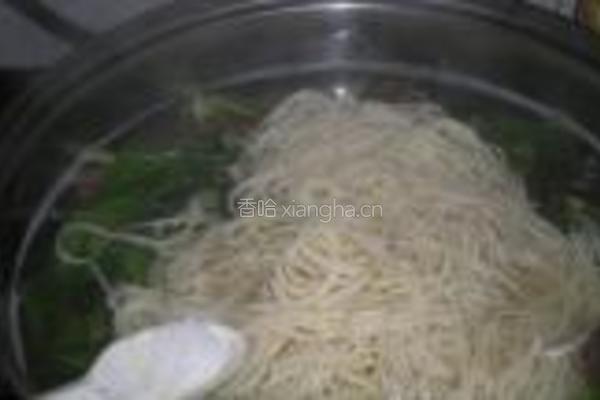青菜牛肉面的做法图解12