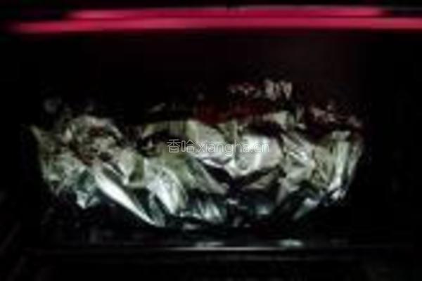 菠萝海鲜焗饭的做法图解14