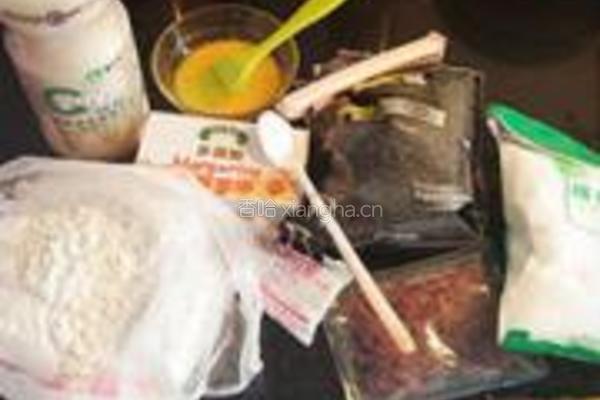 蔓越莓芝麻松饼的做法图解1