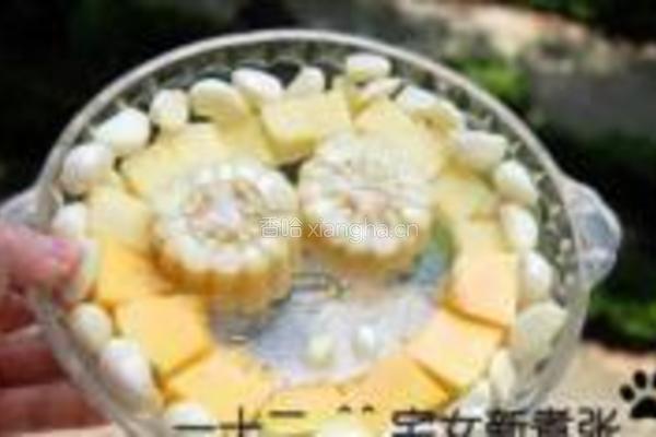 农家腊味合蒸的做法图解8