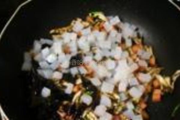 菌菇魔芋菜饭的做法图解4