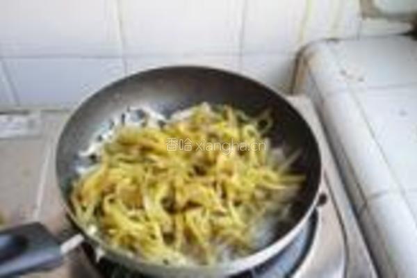 红油榨菜肉丝面的做法图解9