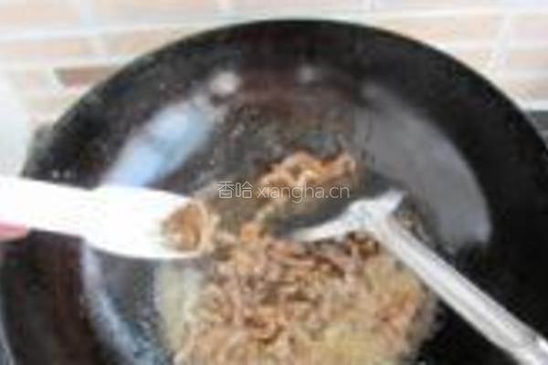 小白菜肉丝面的做法图解7