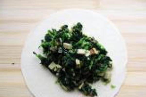 小白菜香菇素包的做法图解9