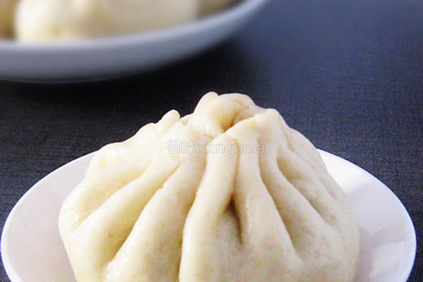 小白菜香菇素包