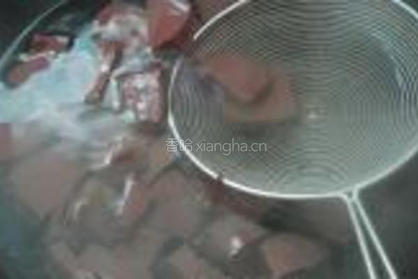 猪血烫米粉的做法图解3