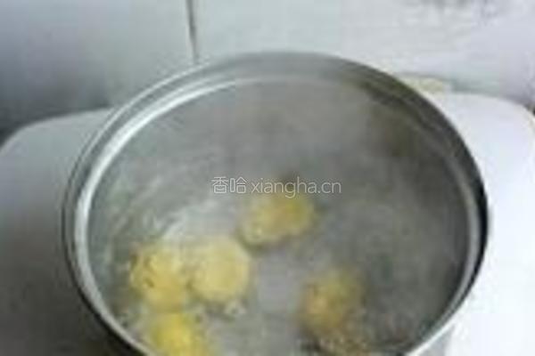 棋格芝麻栗子糕的做法图解4