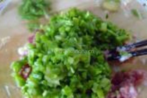 芦笋水晶饺的做法图解4