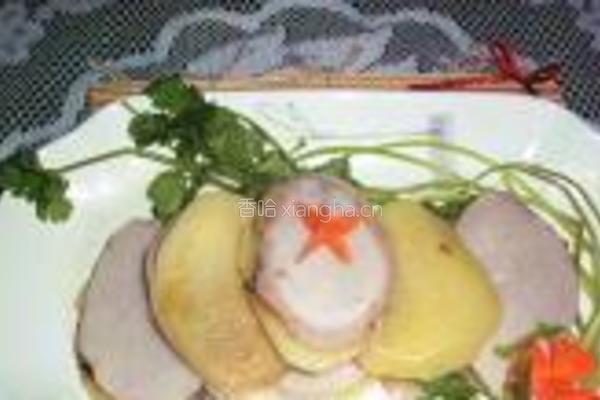 芋头土豆酱肉夹的做法图解7