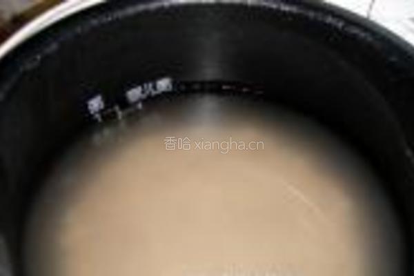豆浆核桃四谷粥的做法图解8
