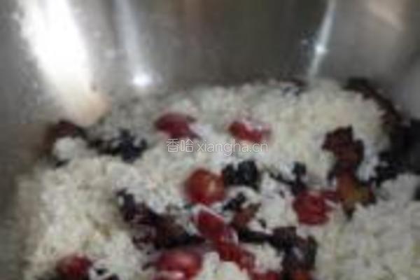 酱油腊味饭的做法图解6