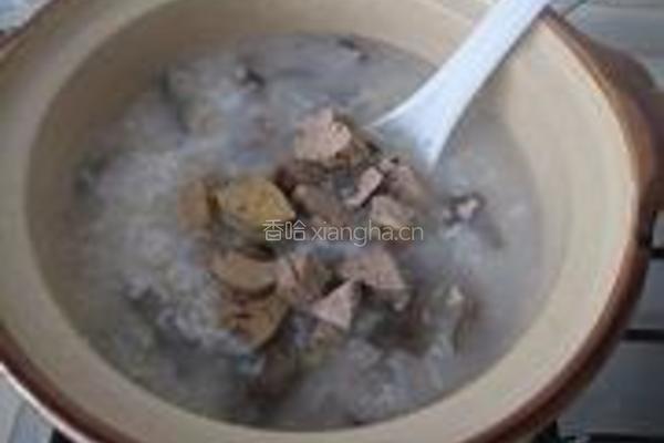 鸡肝木耳燕麦粥的做法图解11