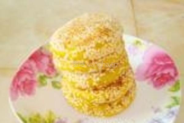 芝麻香南瓜饼的做法图解11