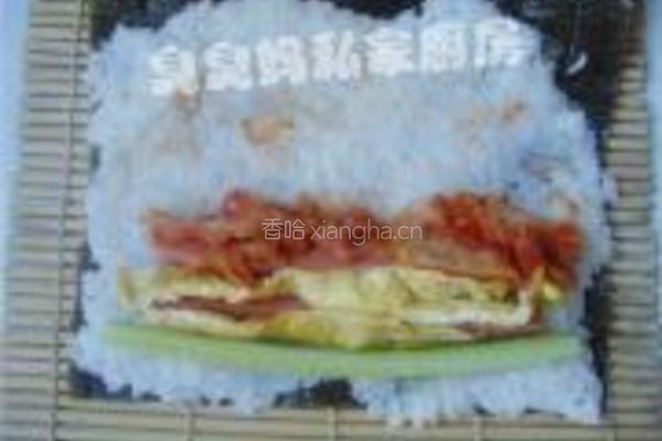紫菜包饭的做法图解5