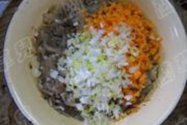 牛肉糯米粉丝馅饼的做法图解5