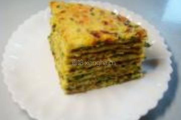 槐花鸡蛋煎饼的做法图解7