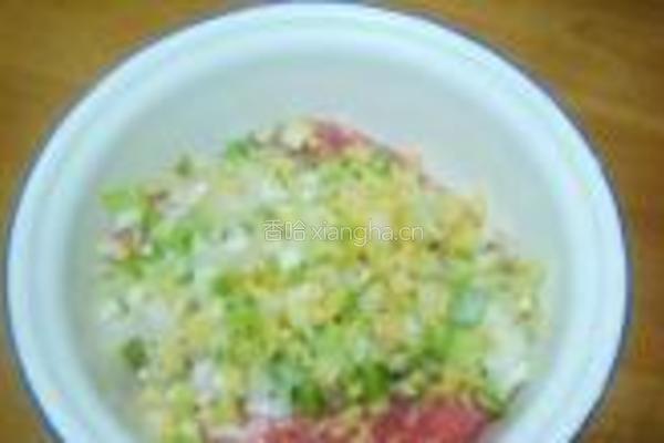 青菜绿茶馄饨的做法图解5