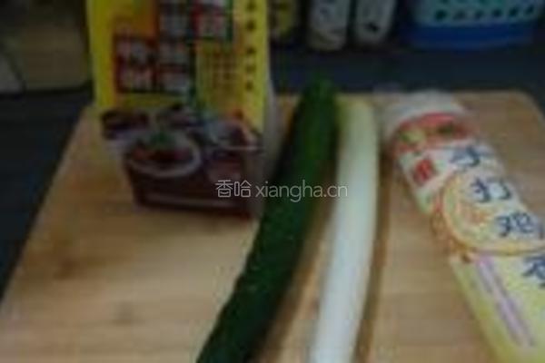 蒜蓉辣酱拌凉面的做法图解1