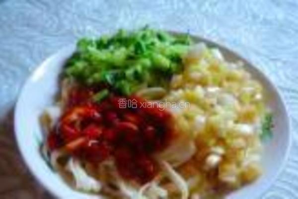 蒜蓉辣酱拌凉面的做法图解8