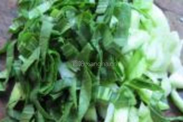 青菜咸肉饭的做法图解5