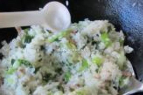 青菜咸肉饭的做法图解10