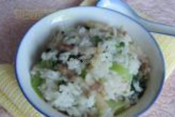 青菜咸肉饭的做法图解12