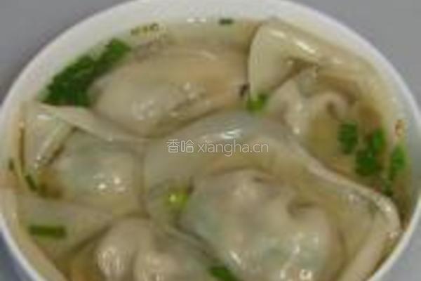 香菜肉馅大馄饨的做法图解15
