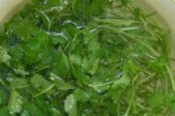 香菜肉馅大馄饨的做法图解2