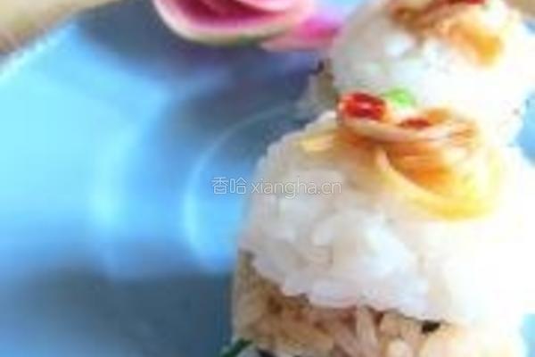 缤纷米饭三明治的做法图解9