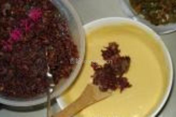 玫瑰松饼的做法图解3