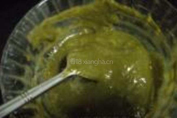 抹茶红豆戚风的做法图解6