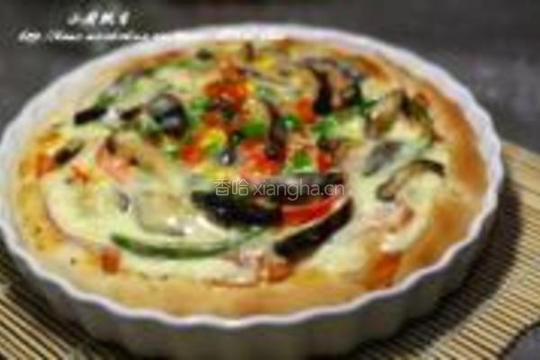 烤鸡肉披萨的做法图解23