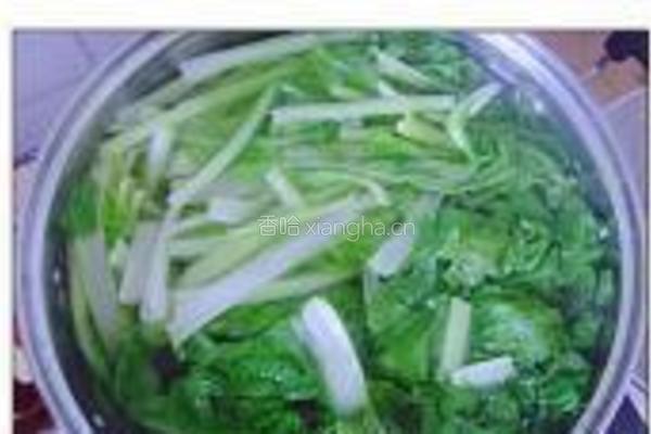 小白菜猪肉包的做法图解3