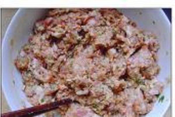 小白菜猪肉包的做法图解8
